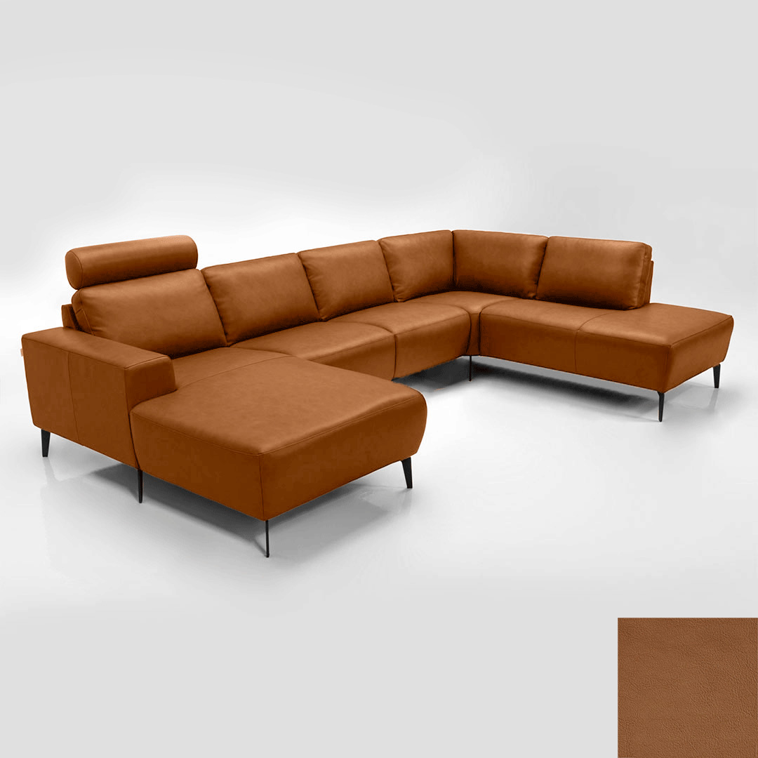 Napoli Semianilin Læder Semianalin 376 Light Cognac Hjort Knudsen Sofa