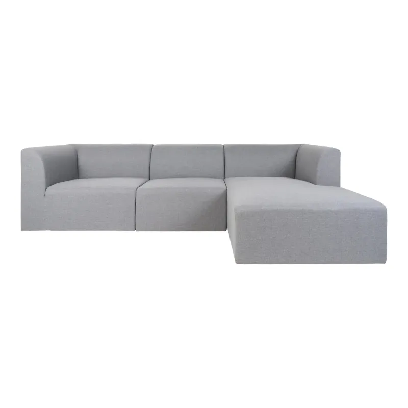 Alba Lounge Sofa - Højrevendt i Lysegrå til Salg!