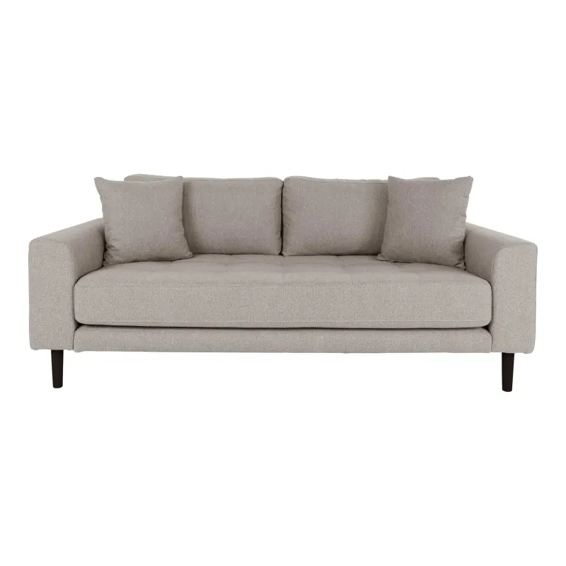 Elegant Stone Sofa med Puder – Tilbud!