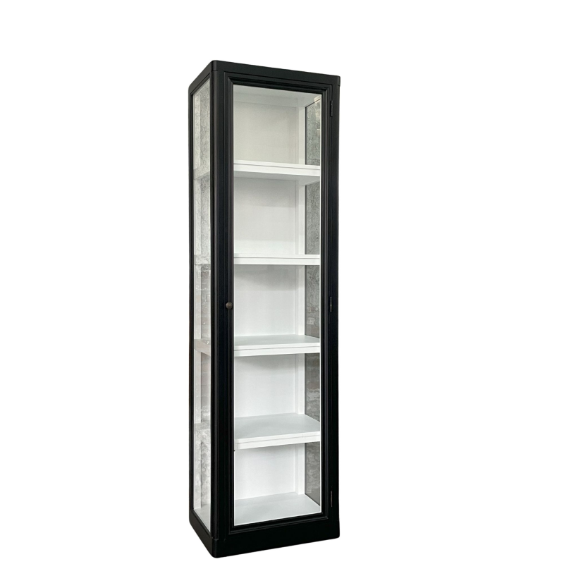 Sort Med Glas Siderne Dixie Smalt By Hornsleth Vitrineskab