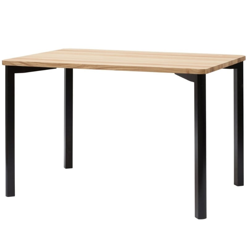 Sort Spisebord i Asketræ - 120x80 cm, Flere Varianter