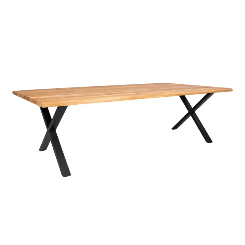 Toulon Spisebord i Olieret Eg - Bølget Kant 300x100 cm