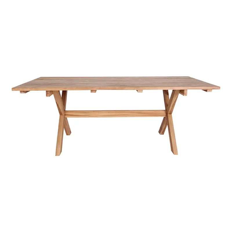 Murcia Spisebord i Genbrugsteak 200x90xh75cm - Udsalg!