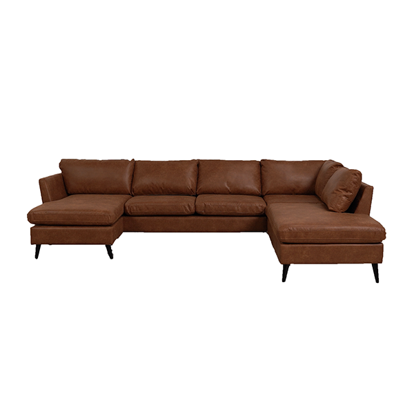 Jakob Med Venstrevendt Chaiselong Cognac Nordic Design Sofa